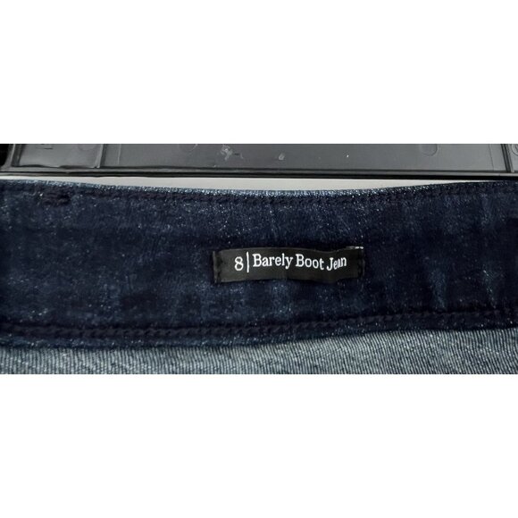 Talbots Jeans Women's Size 8 High-Rise Barely Boot Stretch Blue Denim Bootcut - Picture 2 of 10